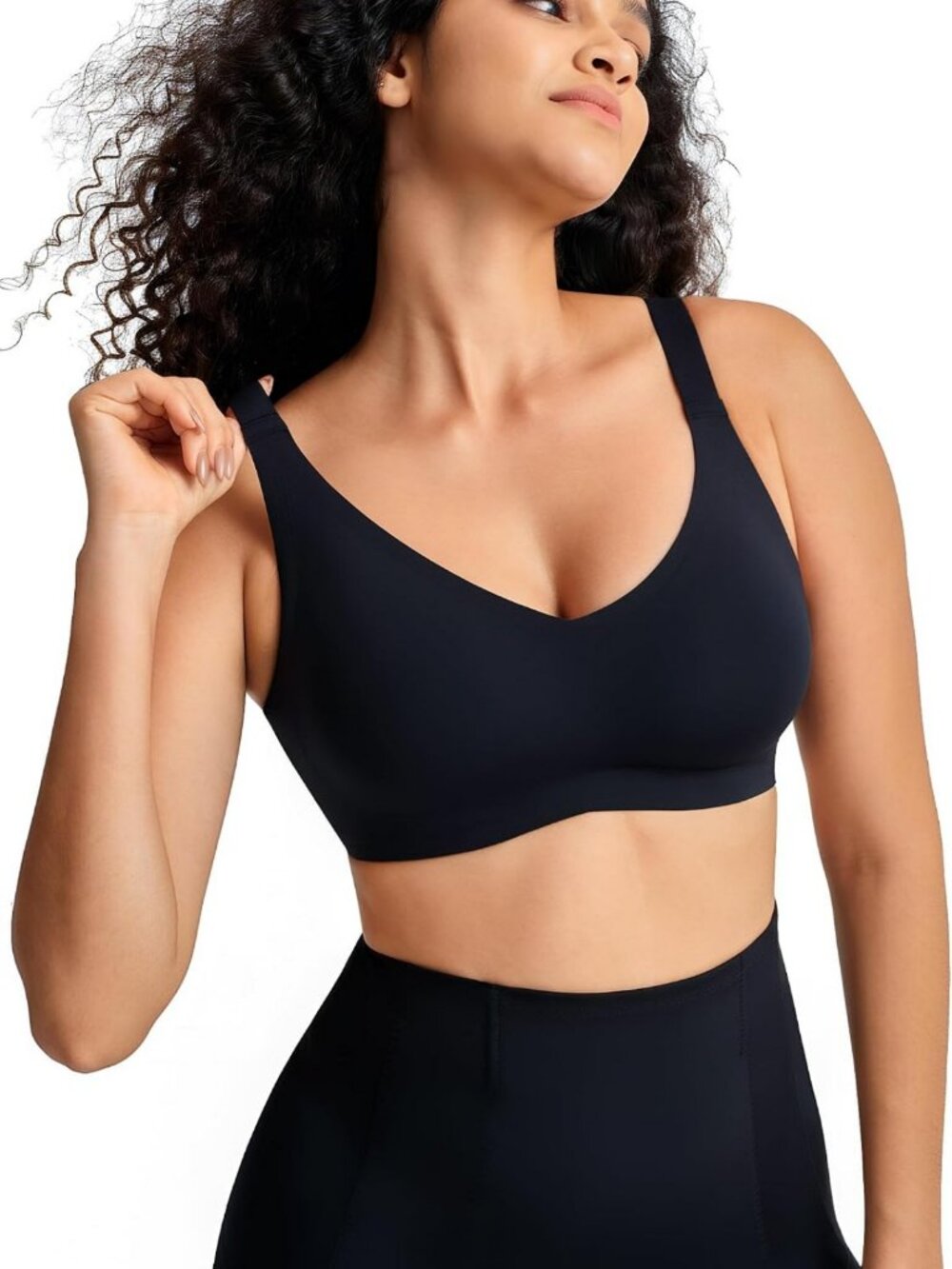 Seamless Wireless Bra - Full Coverage, Convertible Racerback for Ultimate